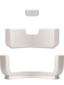 Menokiah Standard </BR> White </BR> Contemporary Menorah
