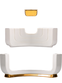 Menokiah Lux </BR> Gold </BR> Contemporary Menorah
