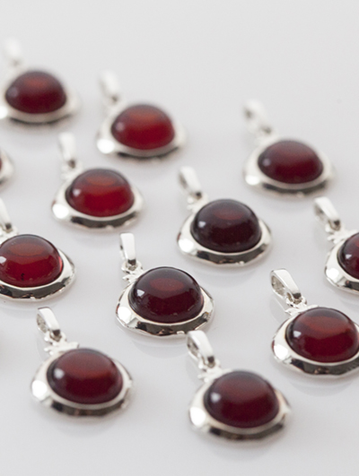 Jewish Silver Jewelry Pomegranate pendant
