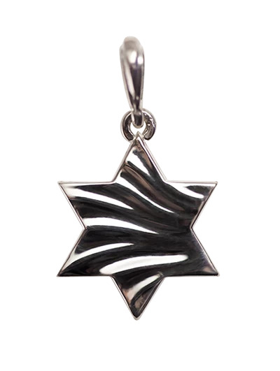 Jewish Silver Star of David Air Jewelry