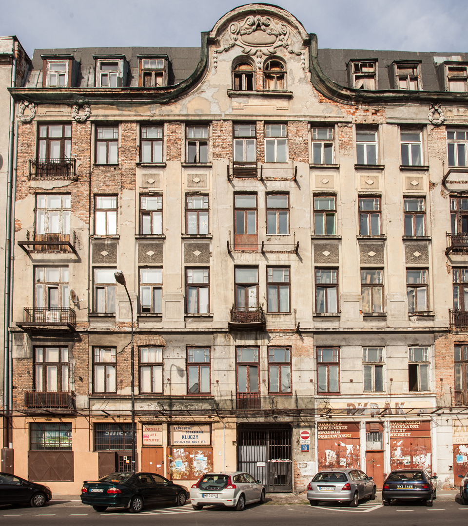 WARSAW MI POLIN MEZUZAH TRACE TENEMENT BRZESKA STREET