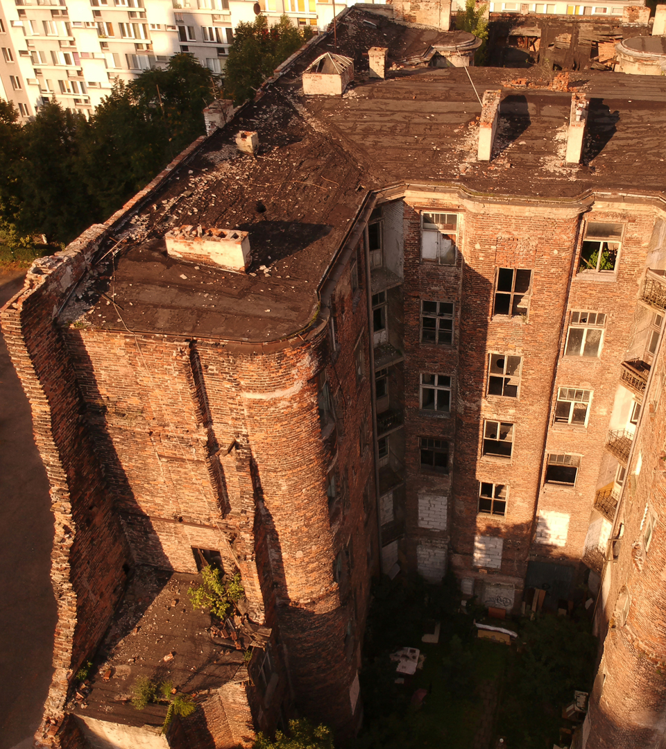 WARSAW GHETTO HOLOCAUST OLD TENEMENT JEWISH PROPERTY MI POLIN