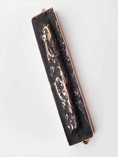 MEZUZAH  OF BRONZE <br /> Ivano – Frankivsk, ul. Hetmana Mazepy 56