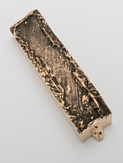 MEZUZAH  OF BRONZE <br /> KOŁOMYJA <br /> UL. PEKARSKA 2