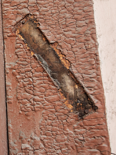 MEZUZAH  OF BRONZE <br /> KOŁOMYJA <br /> UL. PEKARSKA 2