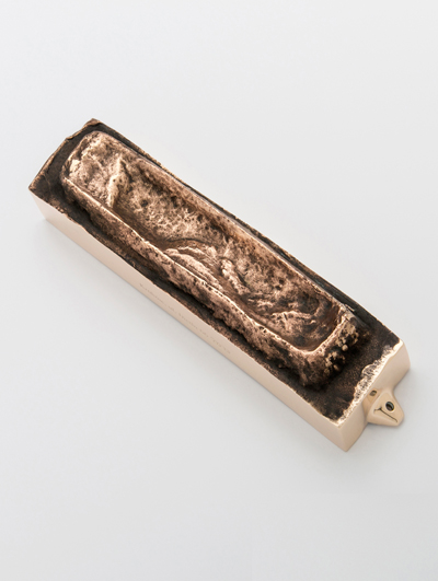 KRAKOW BRONZE MEZUZAH MI POLIN JUDAICA BRONZE MEZUZAH