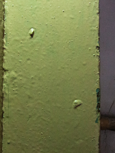 MEZUZAH  OF BRONZE <br /> ŁOMŻA <br />. UL POLOWA 59