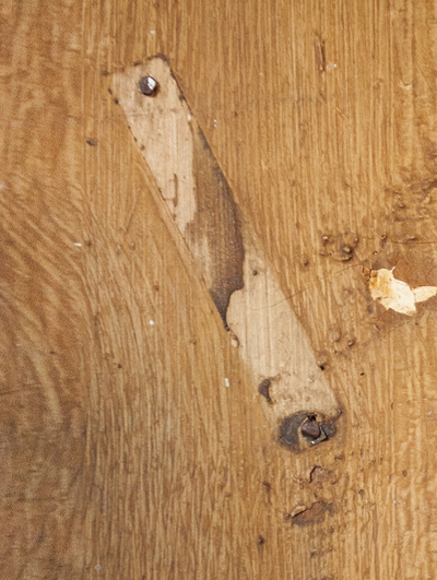 MEZUZAH OF BRONZE <br /> PIŃSK 1 <br /> UL. KOMSOMOLSKA 23
