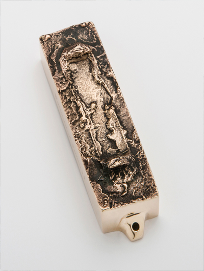 WARSAW <br /> PROZNA 14 St. <br /> BRONZE MEZUZAH