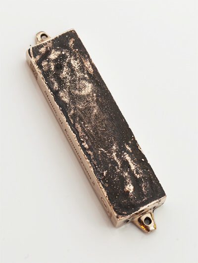 MI POLIN BRONZE MEZUZAH JUDAICA MEZUZAH MEZUZAH TRACE