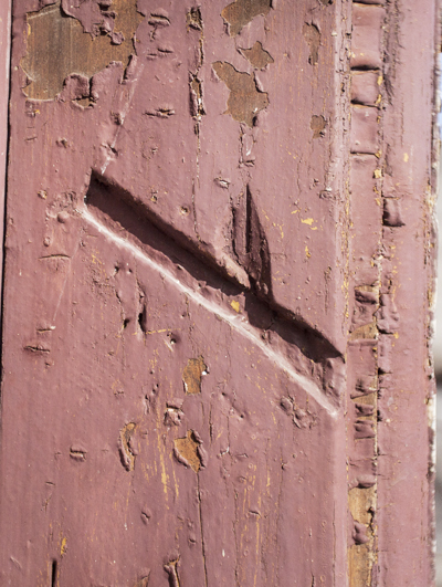 MEZUZAH OF BRONZE <br /> TARNÓW 2 <br /> UL. ZAKĄTNA 11