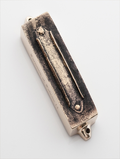 WARSAW <br /> WALICOW 14 St. <br /> BRONZE MEZUZAH