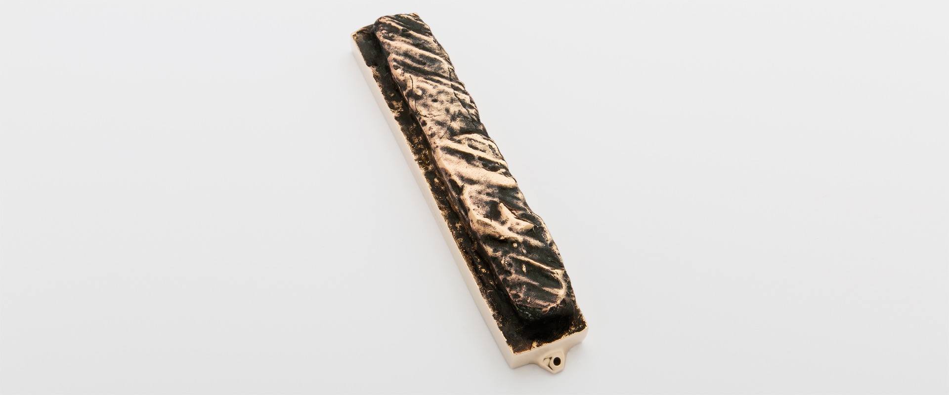 Bronze mezuzah from Kielce.