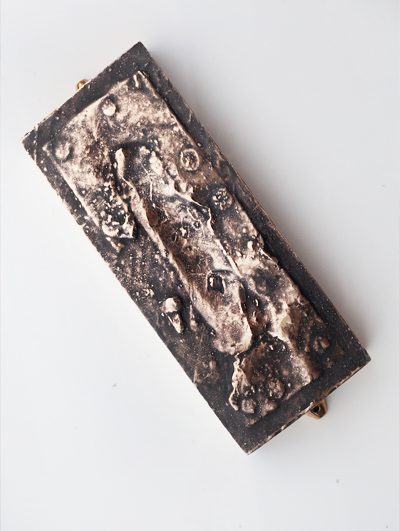 MEZUZAH  OF BRONZE <br /> WARTA <br />. UL. TARGOWA 10