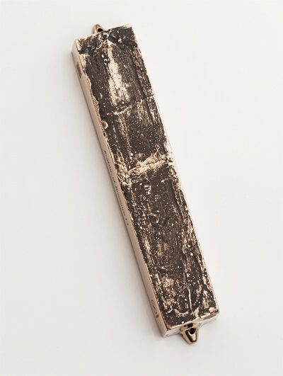 MEZUZAH  OF BRONZE <br /> KRAKOW <br /> BRZOZOWA 13/7 St.