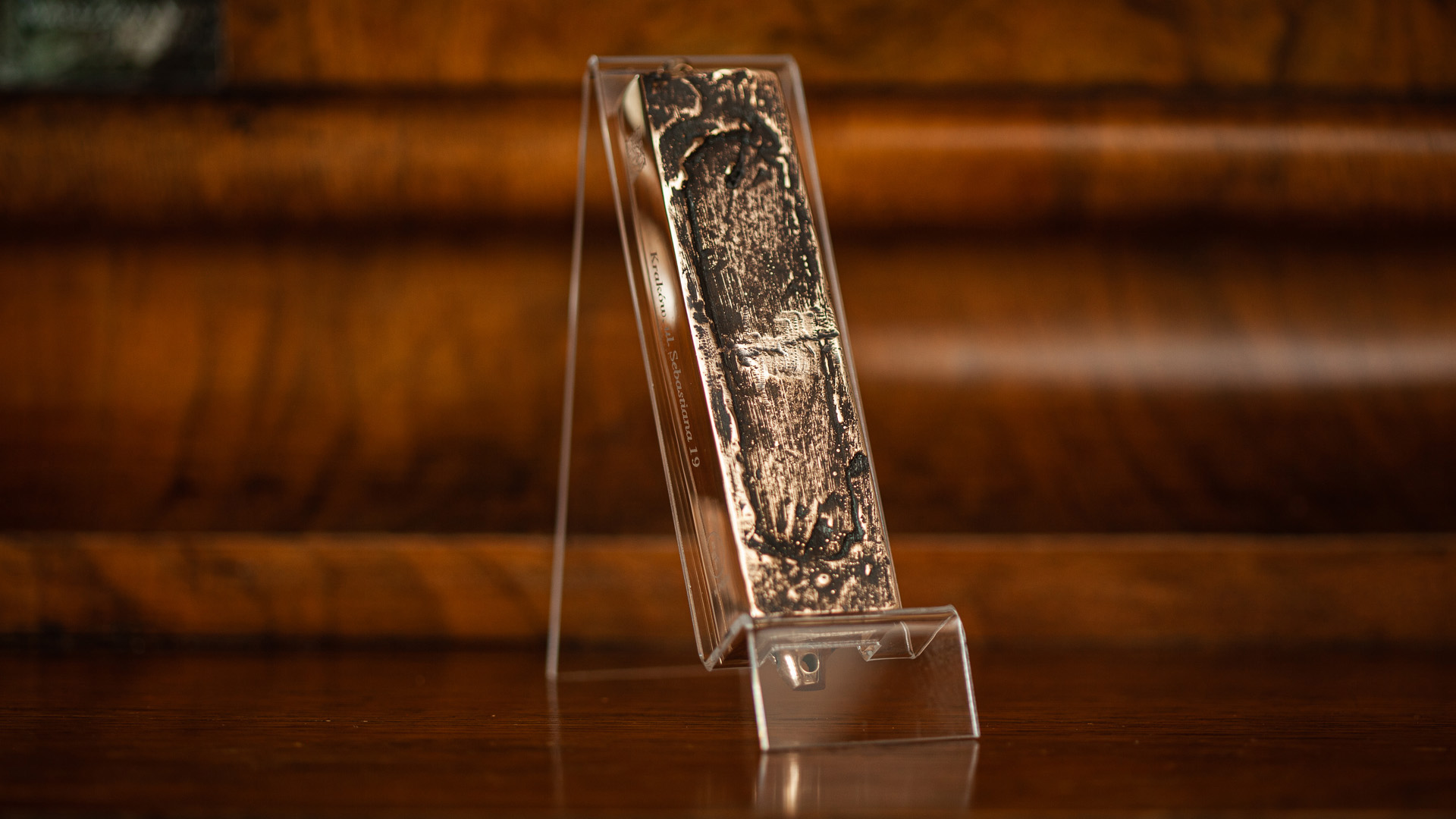 MI POLIN BRONZE MEZUZAH JUDAICA MEZUZAH MEZUZAH TRACE