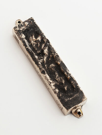 BRONZE MEZUZAH WARSAW WILENSKA MEZUZAH TRACE MI POLIN