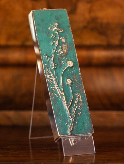 Flower mezuzah