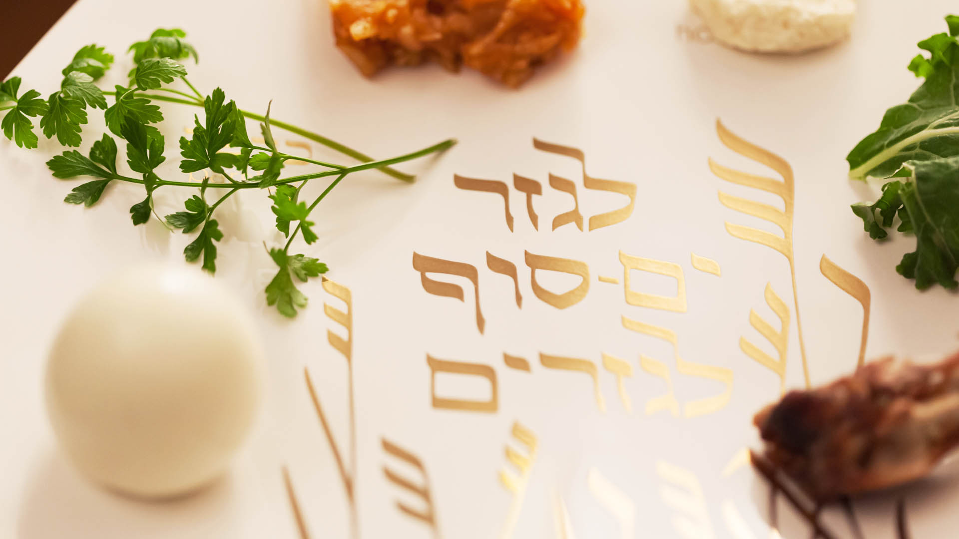 SEDER PLATE COVER
