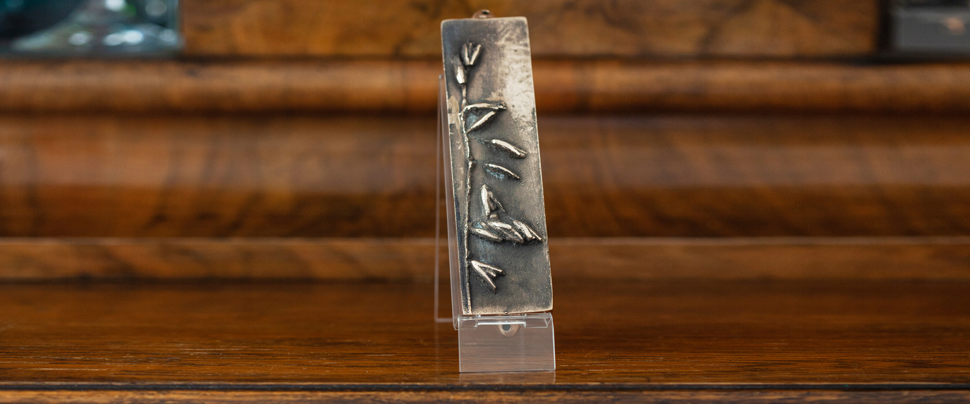 METAL MEZUZAH MI POLIN BOTANICA OAT