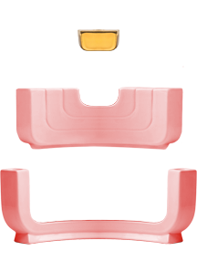 Menokiah Pink Premium </BR> Gold </BR> Contemporary Menorah