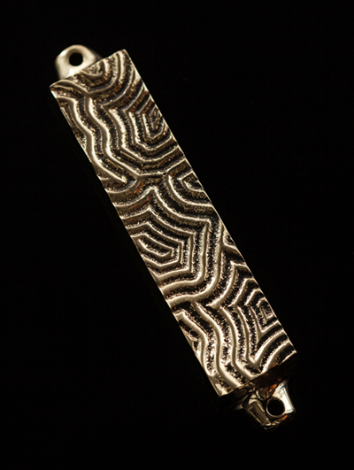 Metal mezuzah. <br> Shapes collection. </br> Shape 2