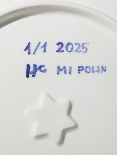 Jewish Gift Plate – Chamsa 1