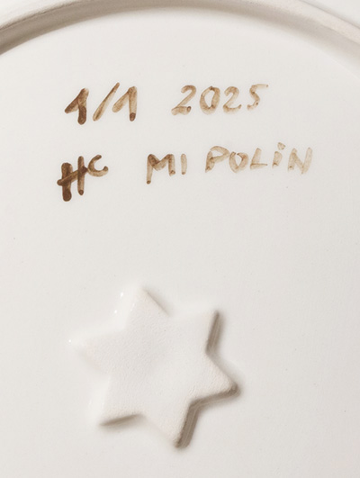 Jewish Gift Plate Shabbat Shalom 1