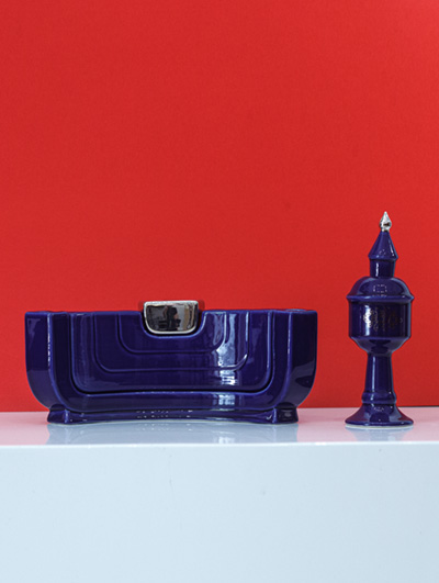 Jewish Gift </BR> BLUE<br/> Menorah + Besamim box