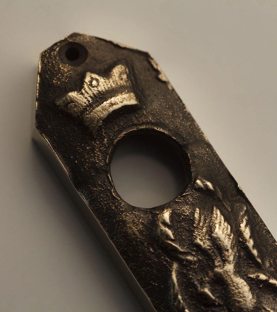 Mezuzah metal MI POLIN