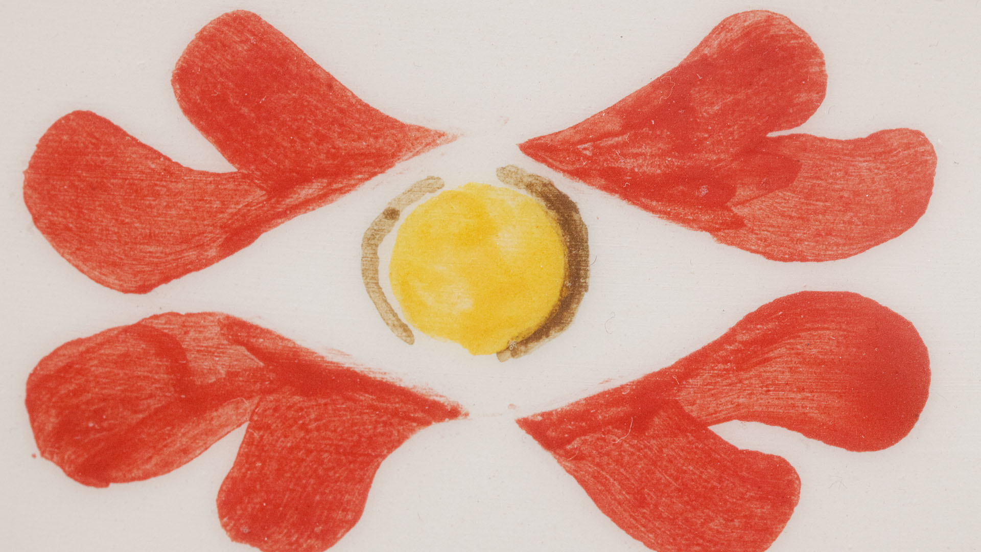 Seder plates hand-painted with typical Jewish motifs like the Star of David, Hamsa, and Menorah. The perfect Jewish gift.