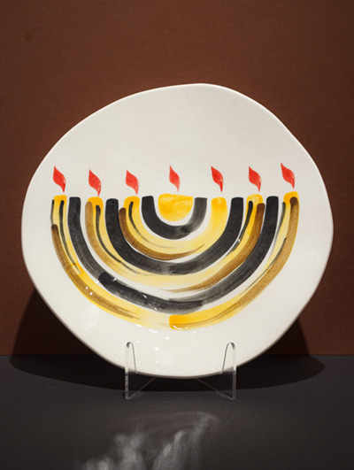 Jewish MENORAH 3 <br> 1/1 Plate 2026 </BR>