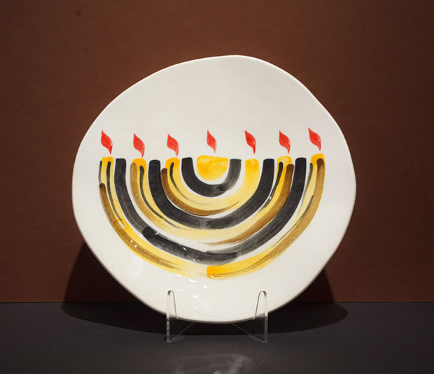 Jewish MENORAH 3 <br> 1/1 Plate 2026 </BR>