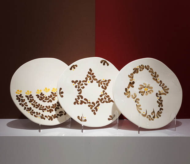 Star of David Menorah Hamsa <br> 2 Plate SET 2026 </BR>