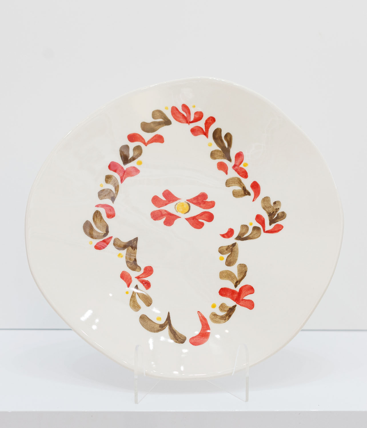 Seder plates hand-painted with typical Jewish motifs like the Star of David, Hamsa, and Menorah. The perfect Jewish gift.