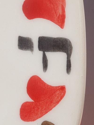 Shabbat Shalom plate 2 + </BR> Menorah / Jewish Set 2026