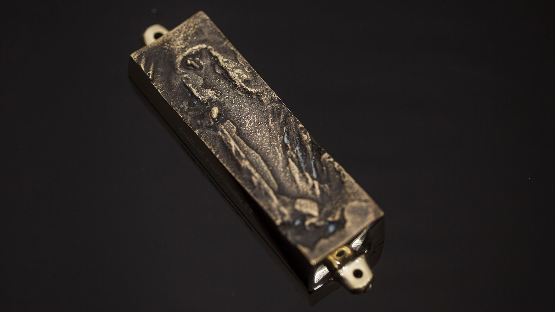 MEZUZAH TRACE AND NEW MEZUZAH BASED ON MEZUZAH TRACE FROM ŁÓDŹ BY MI POLIN JUDAICA